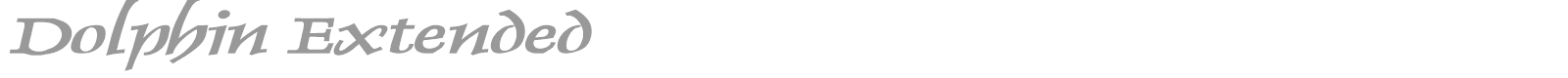 Dolphin Extended font preview
